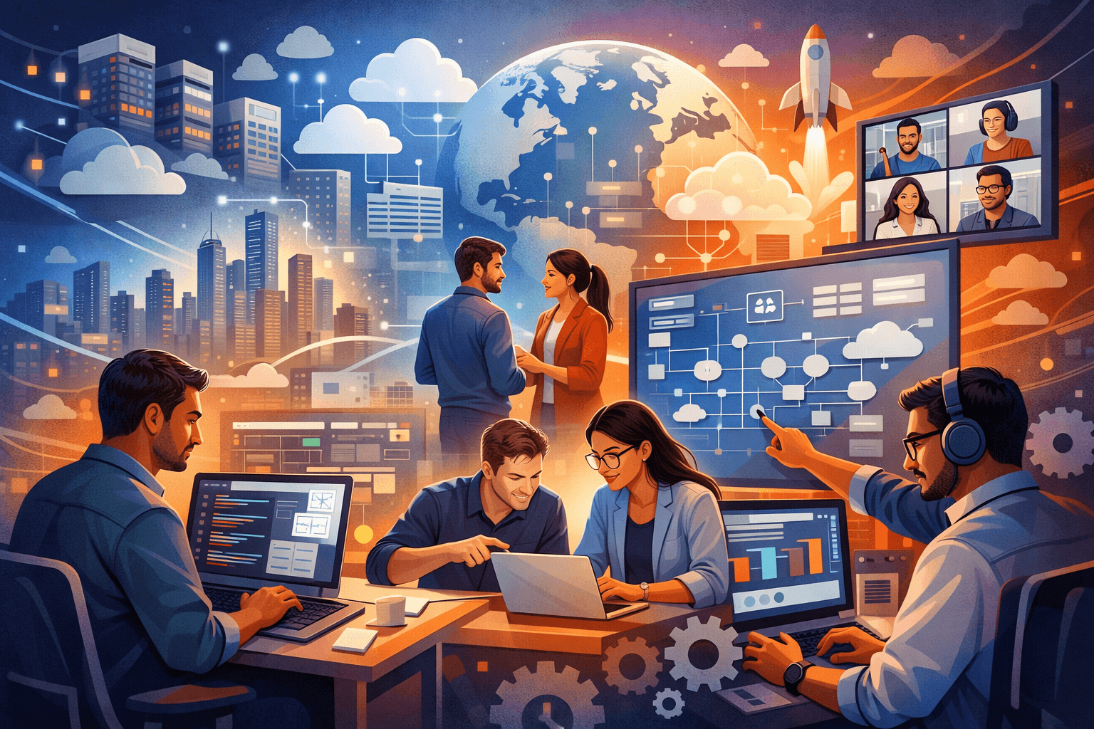 Collaborative Software Development in Action