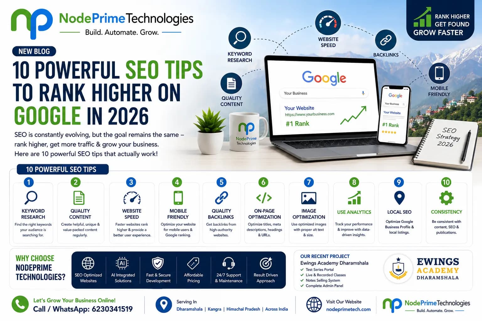 🚀 10 Powerful SEO Tips to Rank Higher on Google in 2026